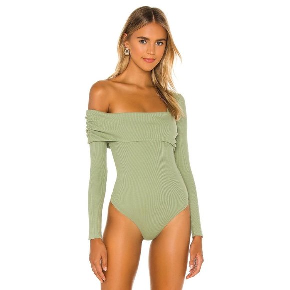 Lovers + Friends Florence Bodysuit Dark Green - Picture 2 of 12